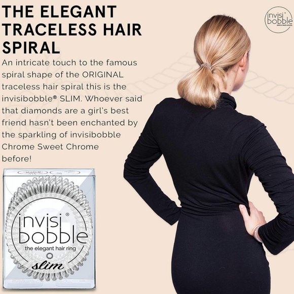 🆕 6-PACK InvisiBobble Slim ~  TRACELESS HAIR RINGS ~ CHOOSE COLOUR PACK - Picture 1 of 15